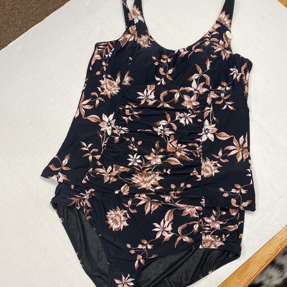 Artesands Om Sara Raphael E-F Cup Underwire Tankini Top size 18+ (b18) NWOT - Picture 5 of 12